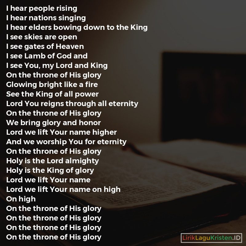 Throne of His Glory