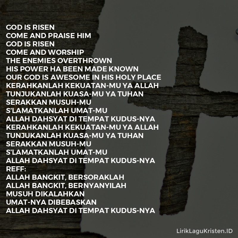 Allah Bangkit / God Is Risen