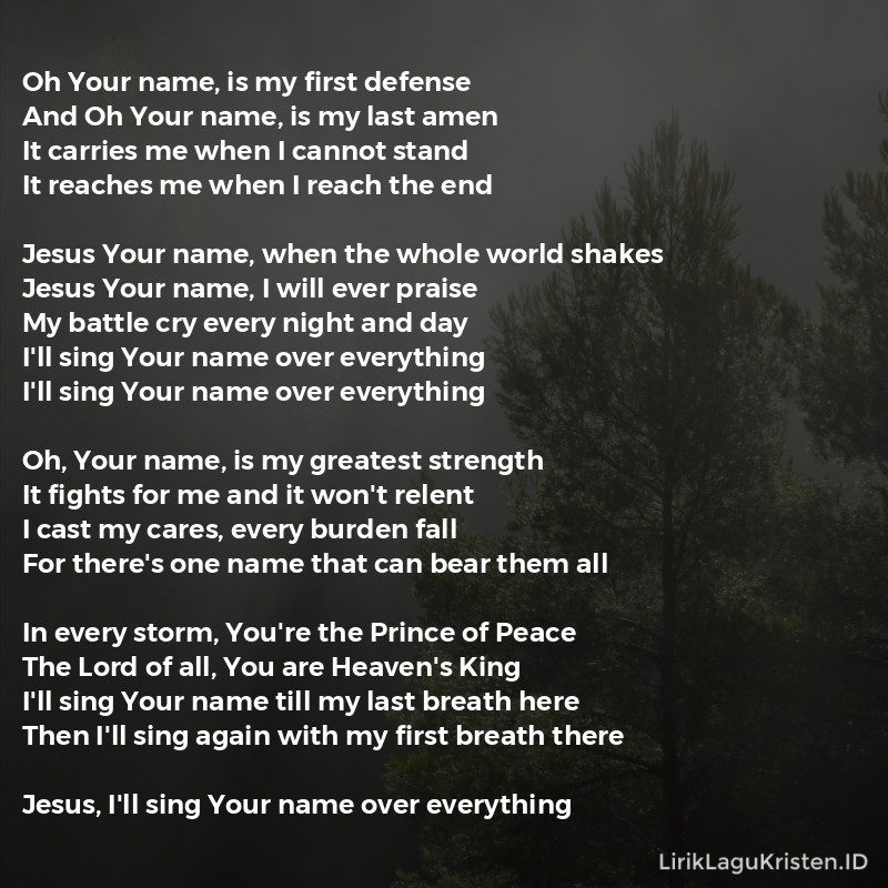 Jesus Your Name