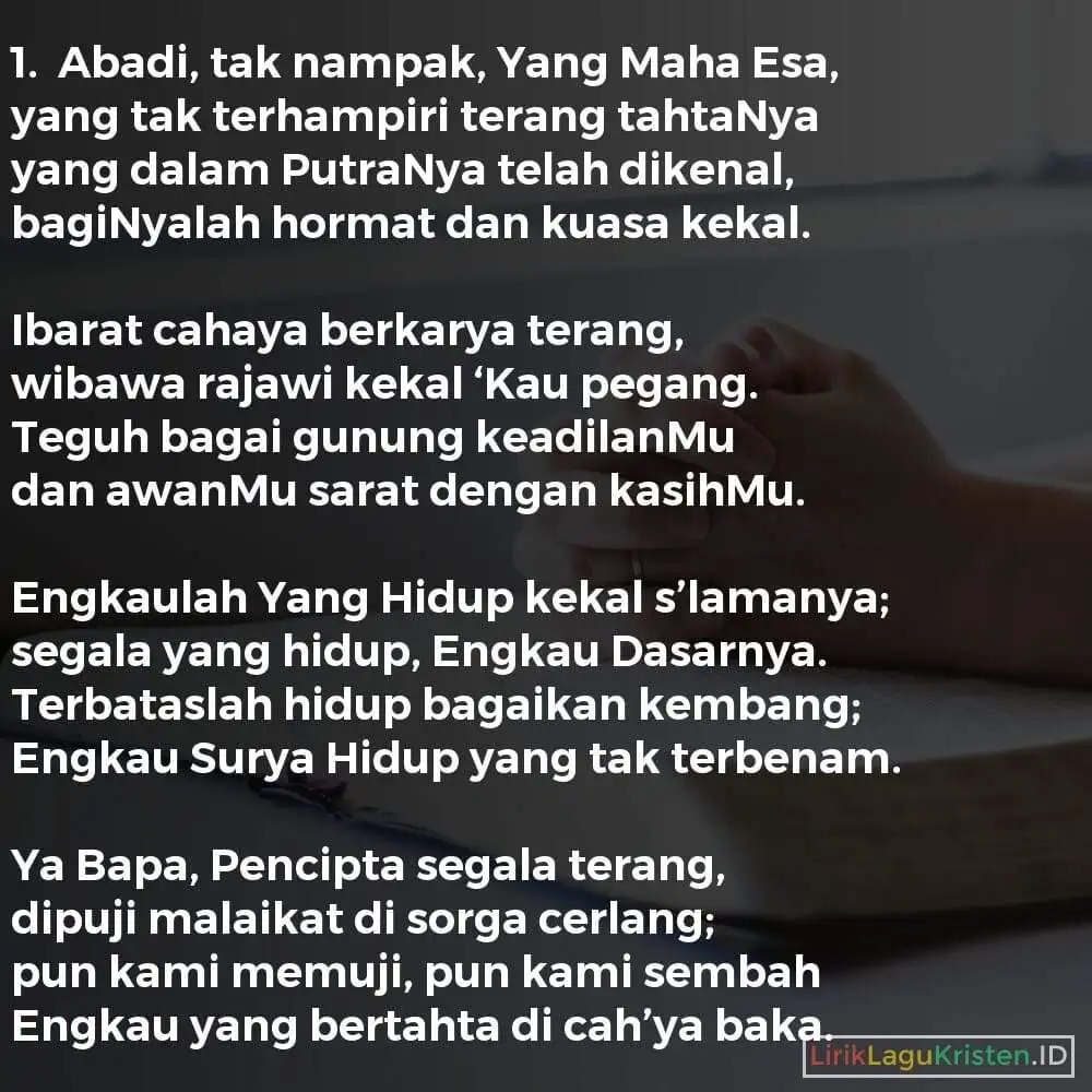 Abadi, Tak Nampak