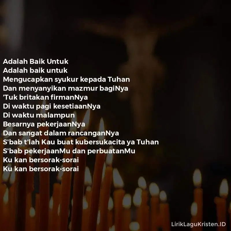 Adalah Baik Untuk