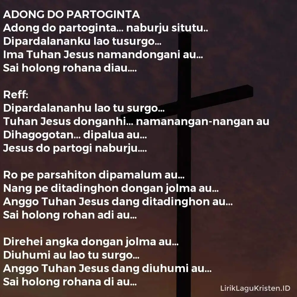 ADONG DO PARTOGINTA