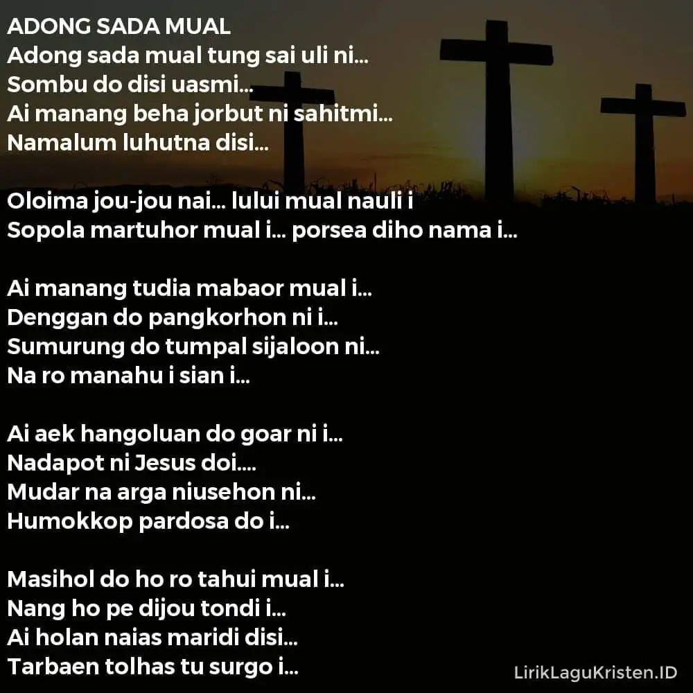 ADONG SADA MUAL
