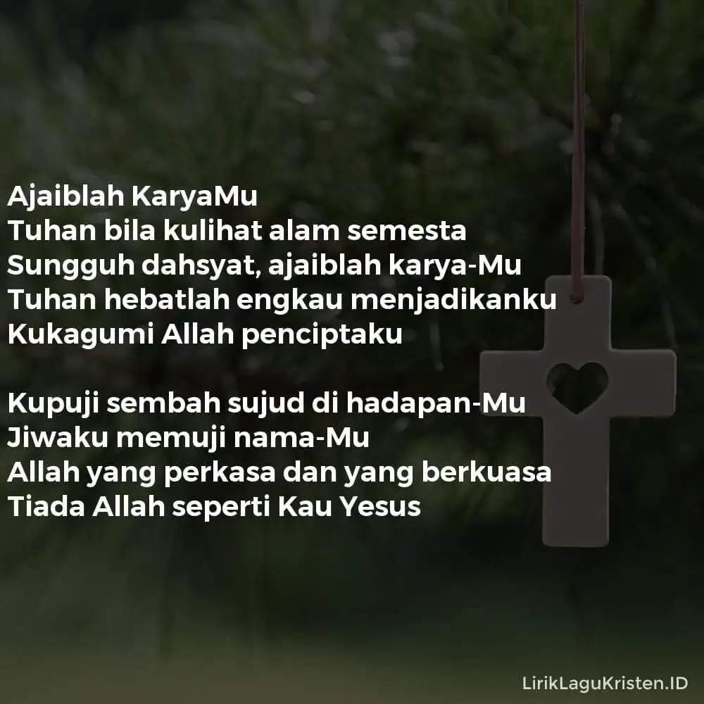 Ajaiblah KaryaMu