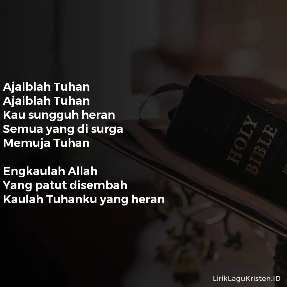Ajaiblah Tuhan