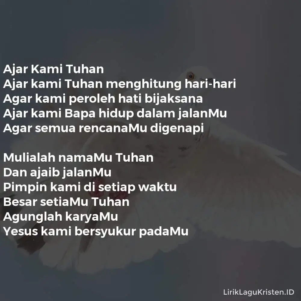 Ajar Kami Tuhan