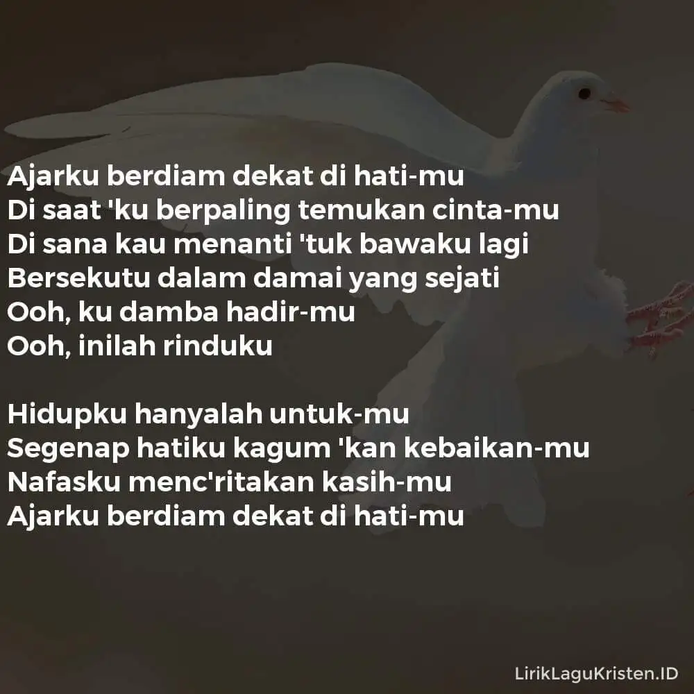 AJAR KU BERDIAM