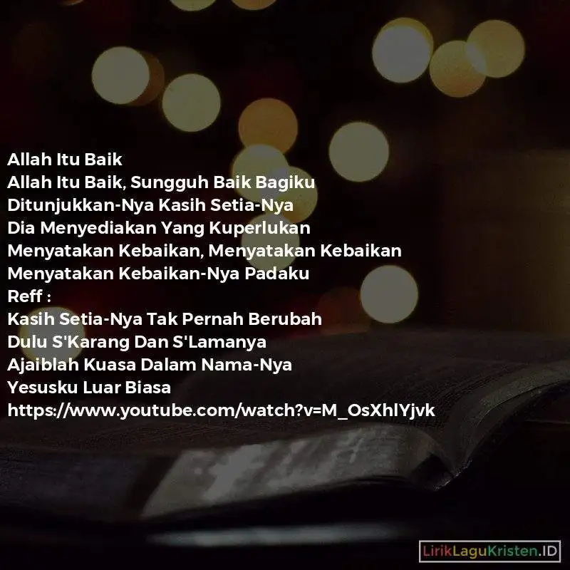 Allah itu Baik