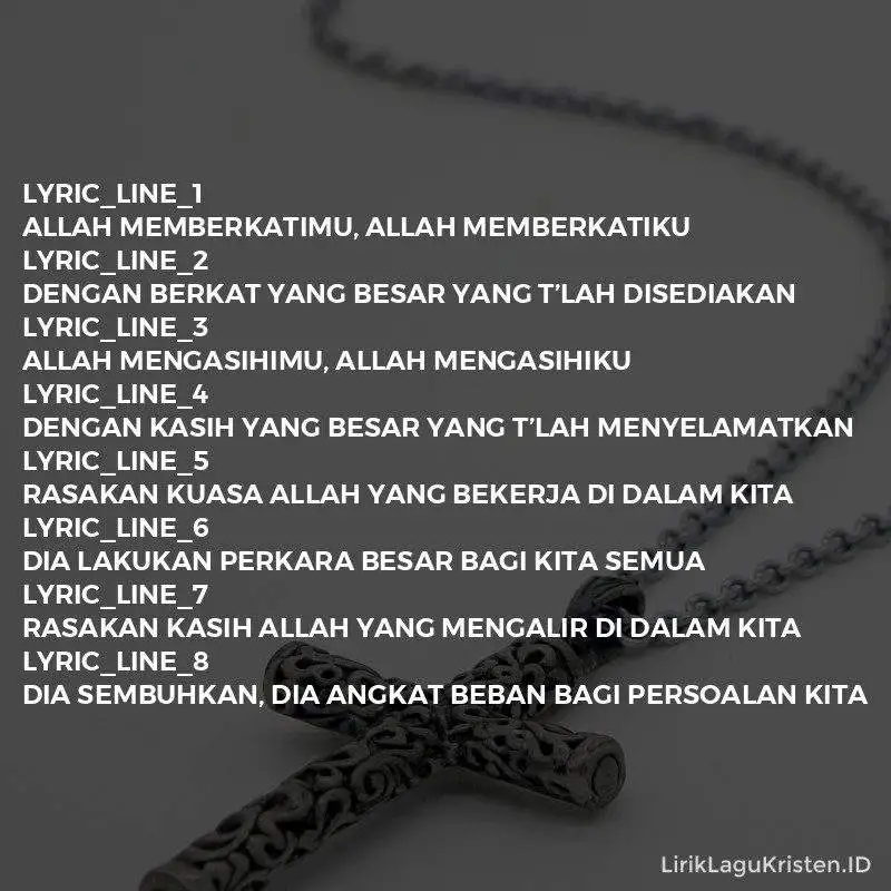 Allah Memberkatimu