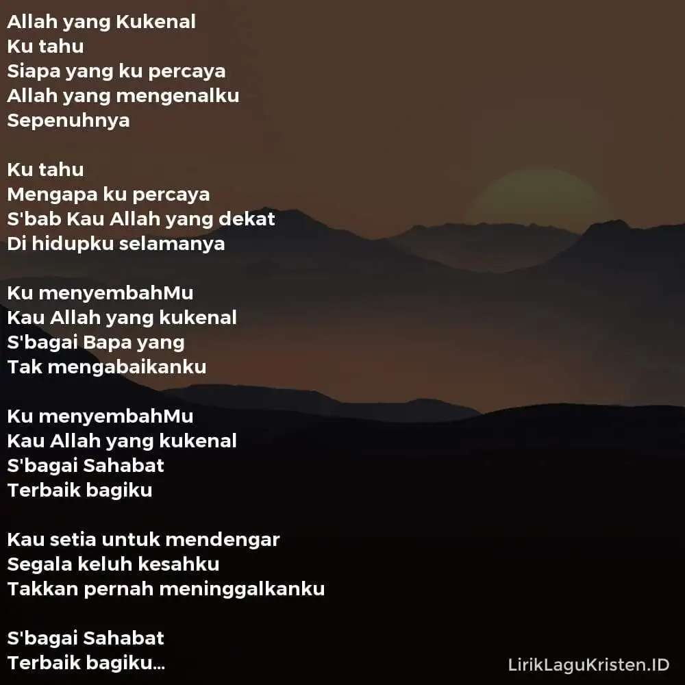 Allah yang Kukenal