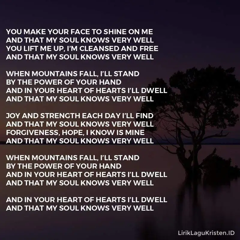 And That My Soul Knows Very Well