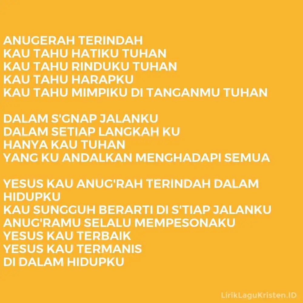 ANUGERAH TERINDAH