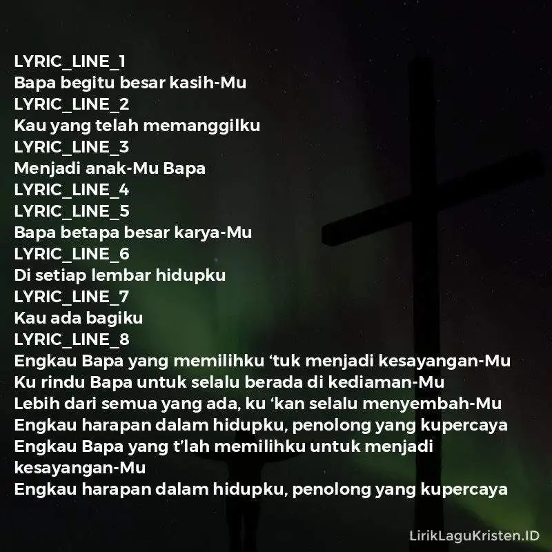 Bapa Yang Memilihku