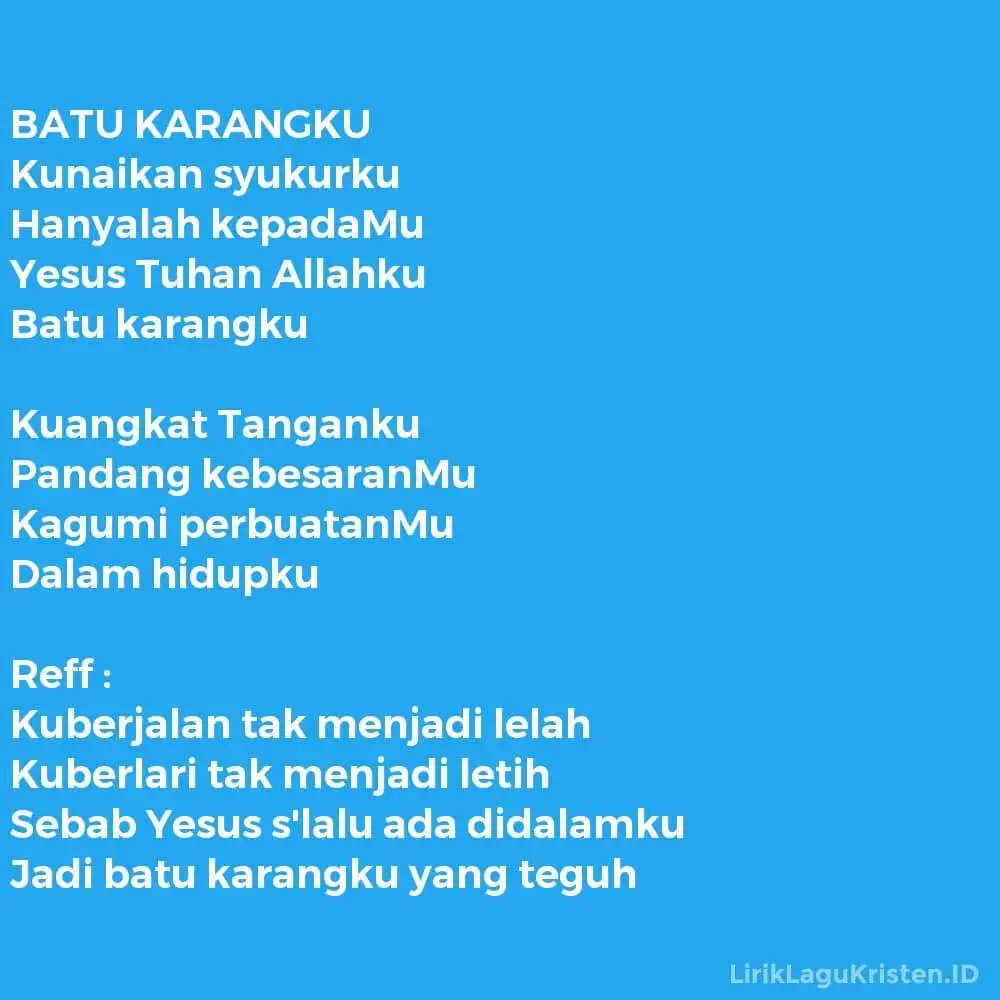 BATU KARANGKU