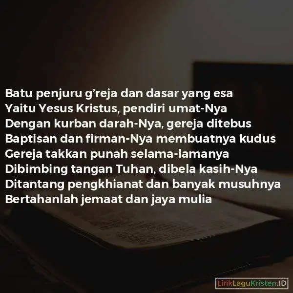 Batu Penjuru Gereja