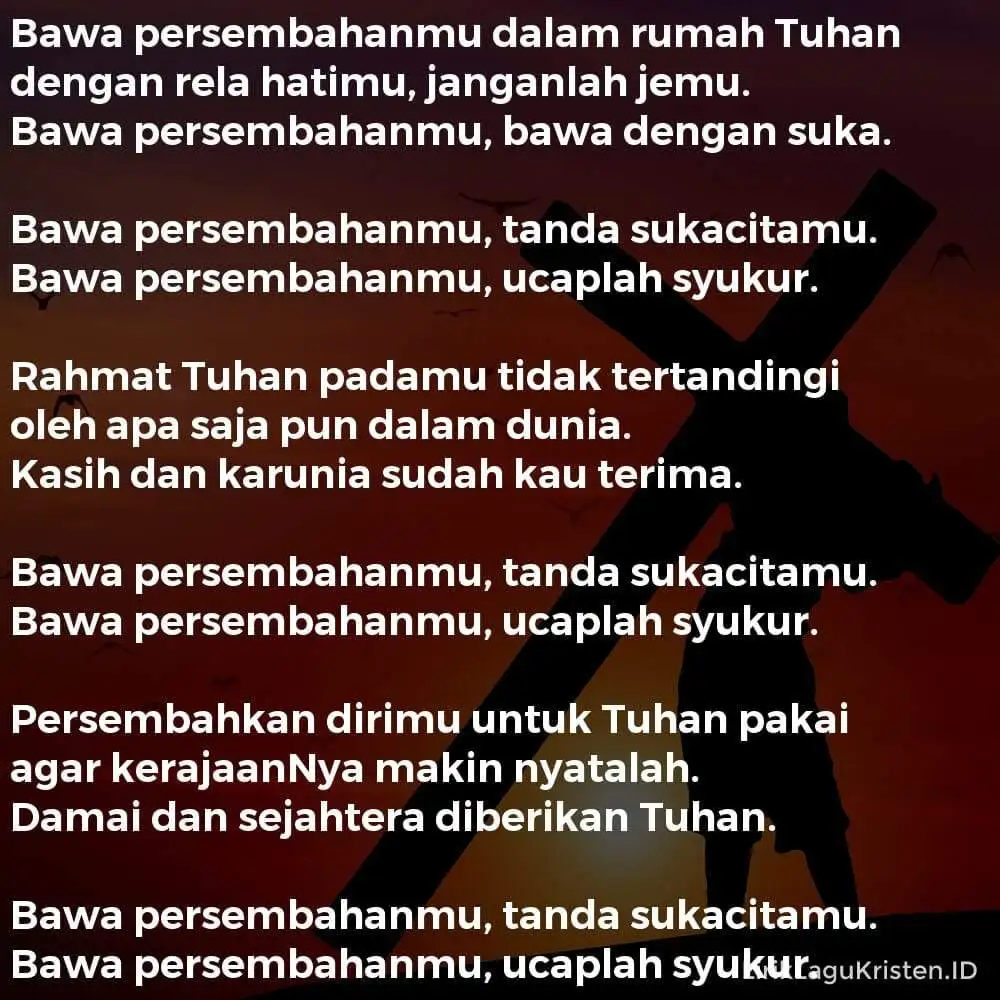 Bawa Persembahanmu