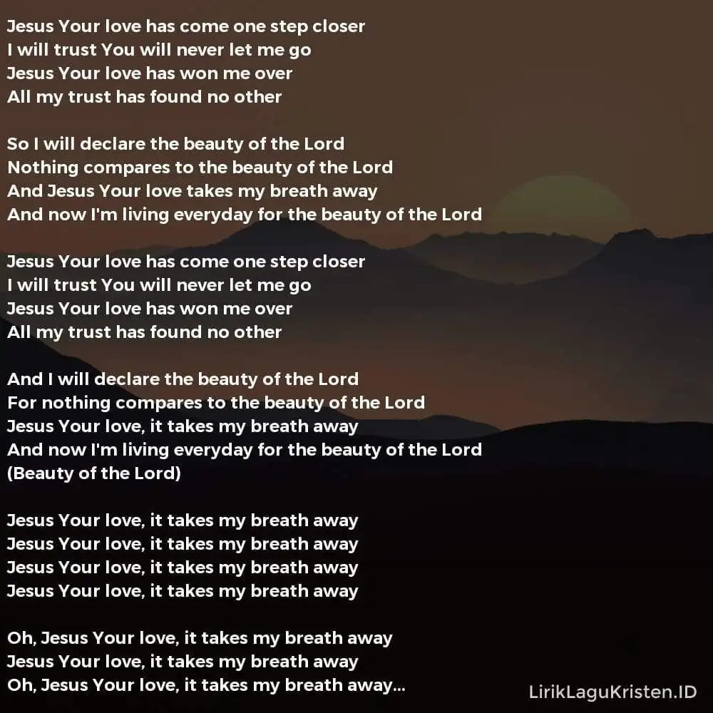 Beauty Of The Lord