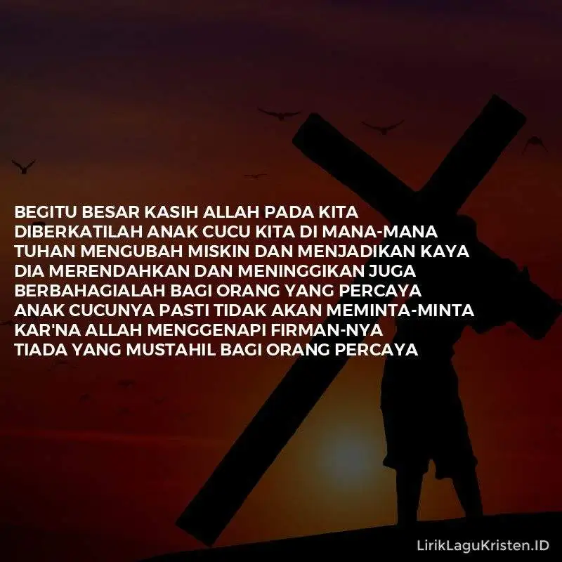 Begitu besar Kasih Allah pada Kita