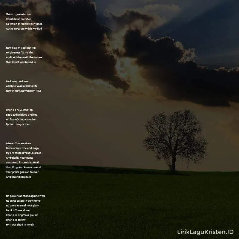 Beneath The Waters (I will Rise)