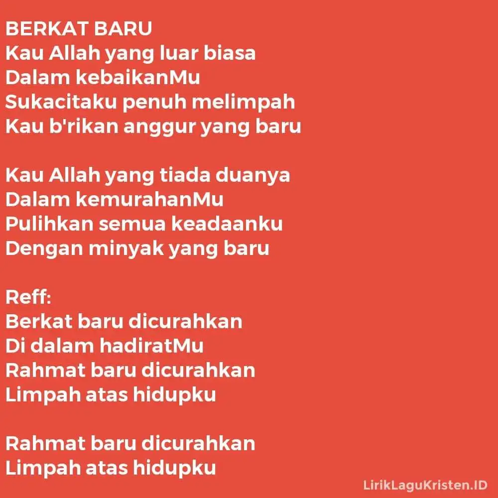 BERKAT BARU