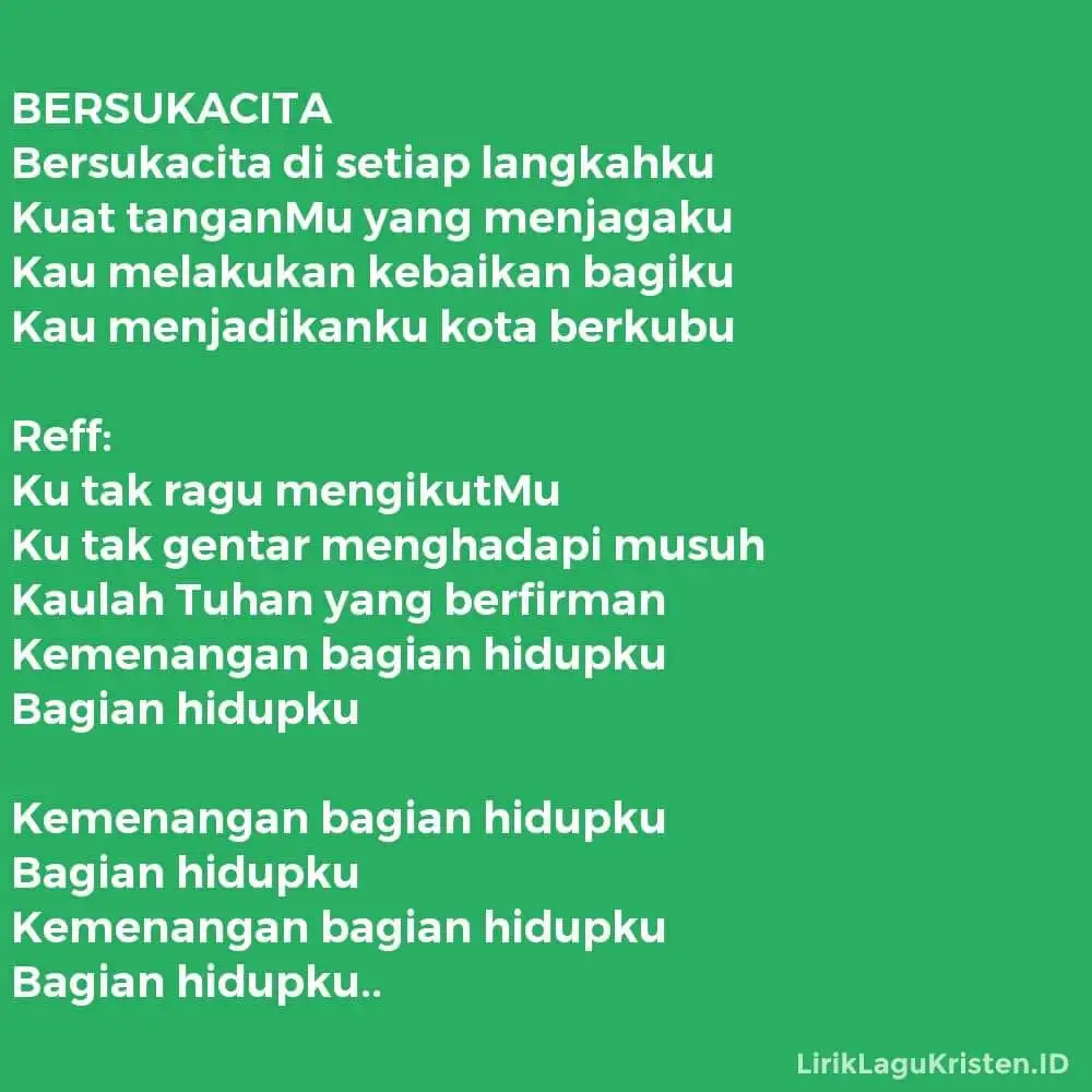 BERSUKACITA