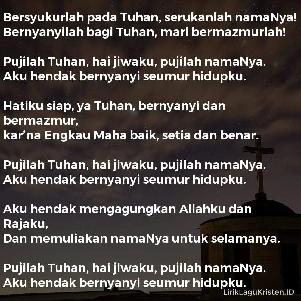 Bersyukurlah Pada Tuhan