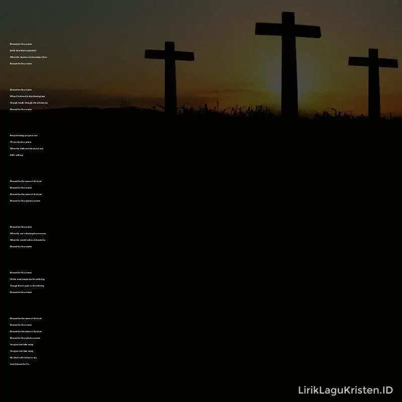 Blessed Be Your Name