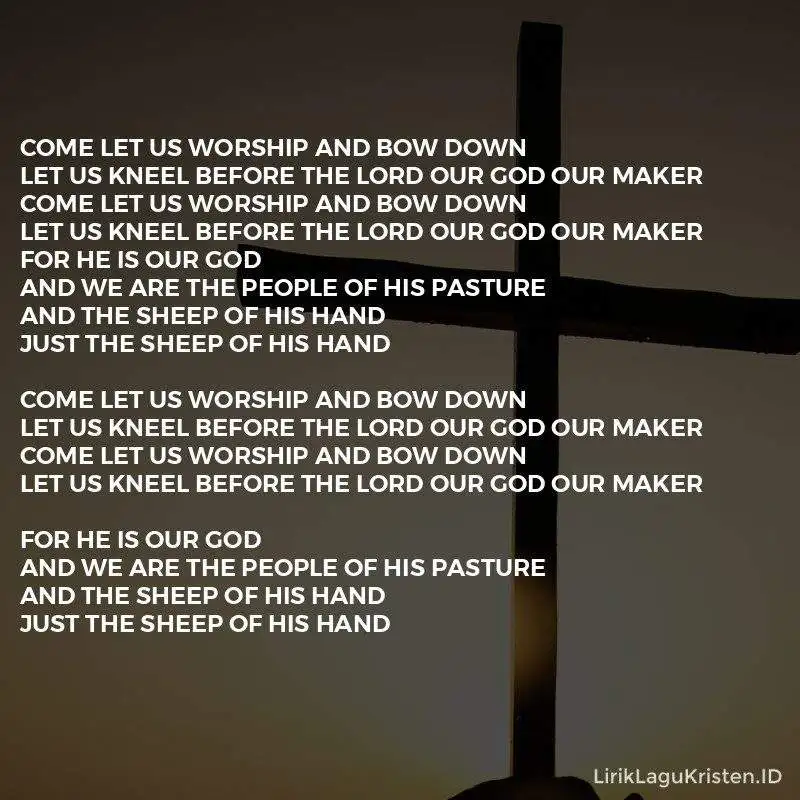 Come Let Us Worship