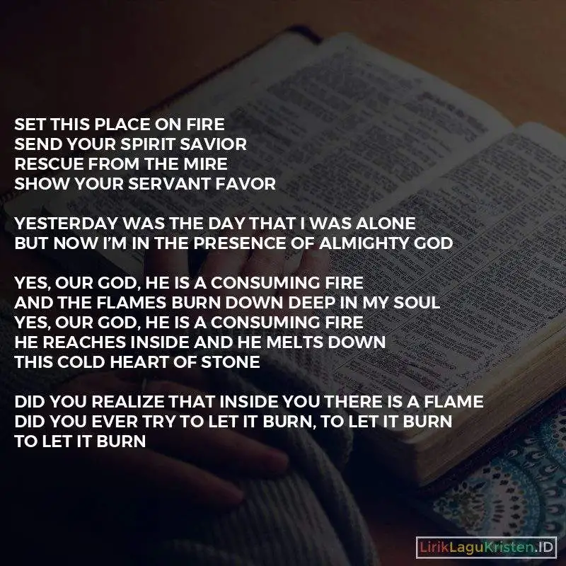 Consuming Fire
