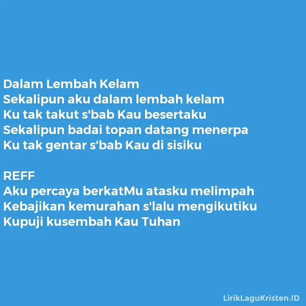 Dalam Lembah Kelam
