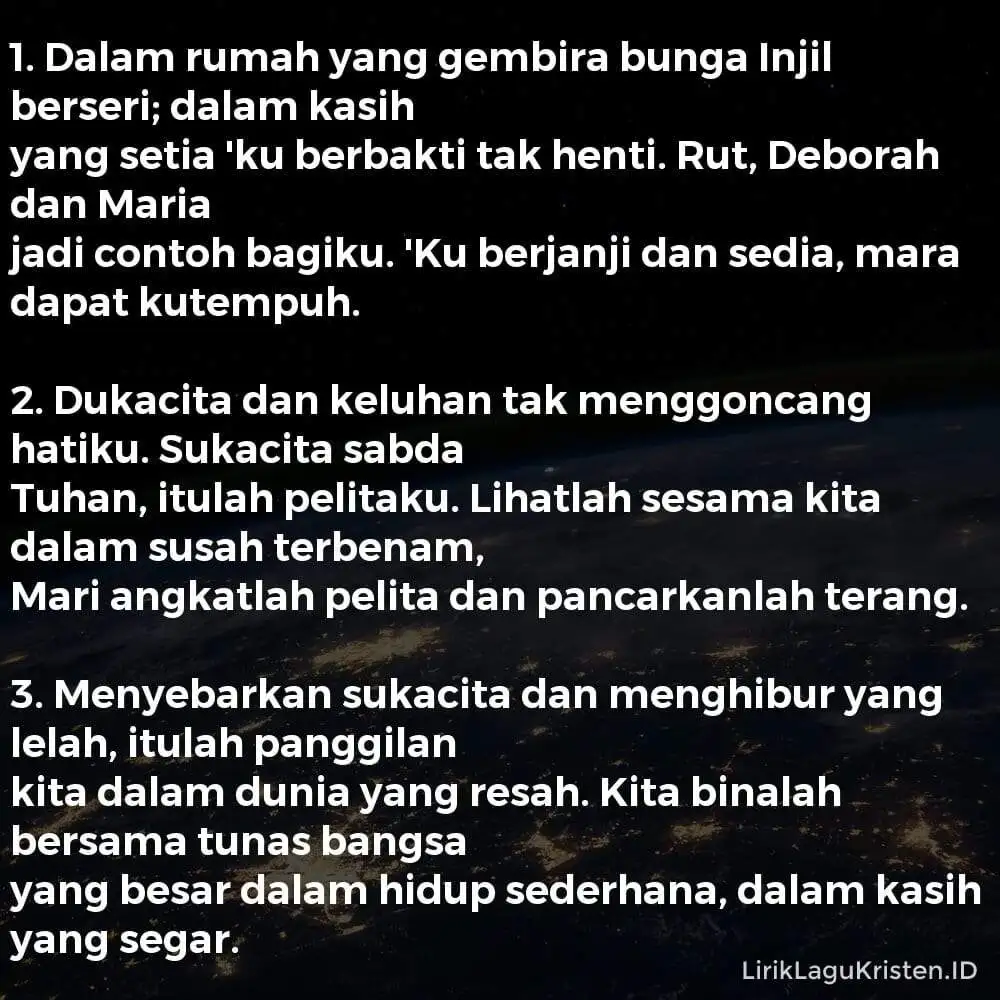 Dalam Rumah Yang Gembira