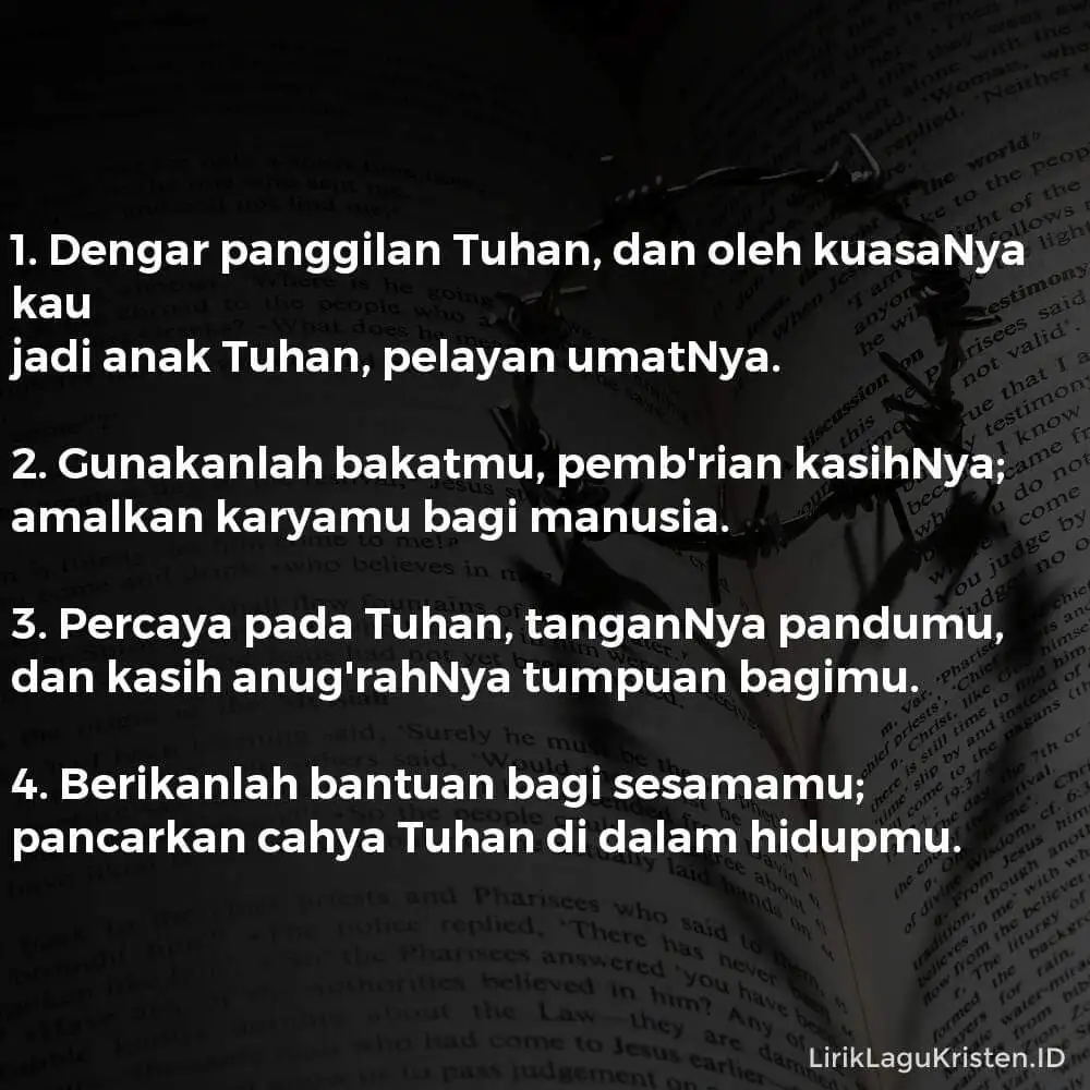 Dengar Panggilan Tuhan