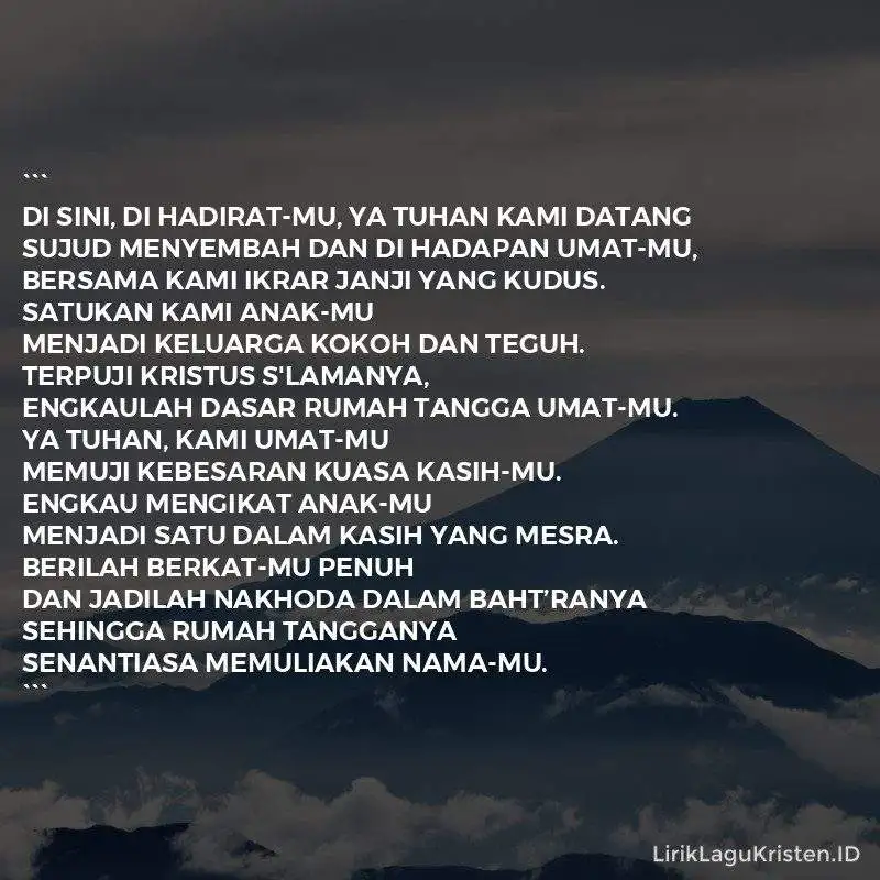 Di Sini Di HadiratMu