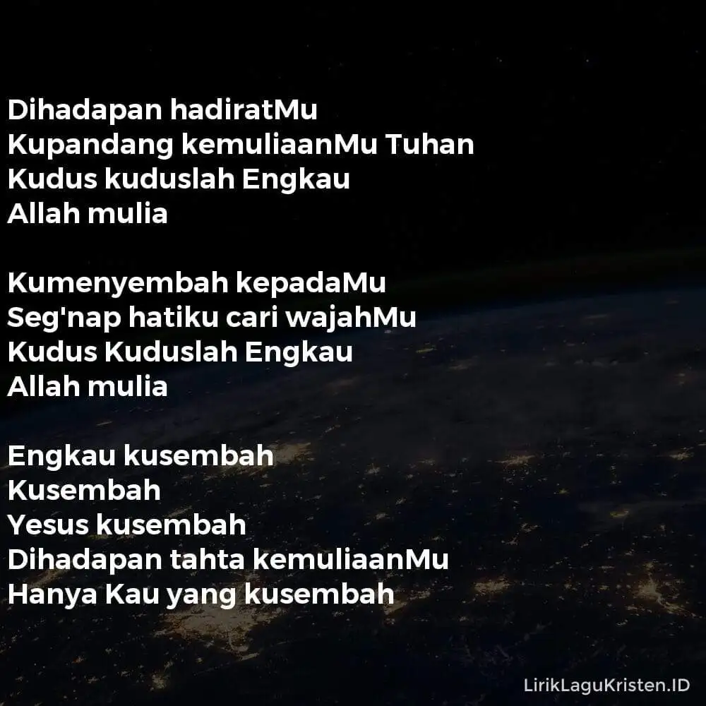ENGKAU KUSEMBAH