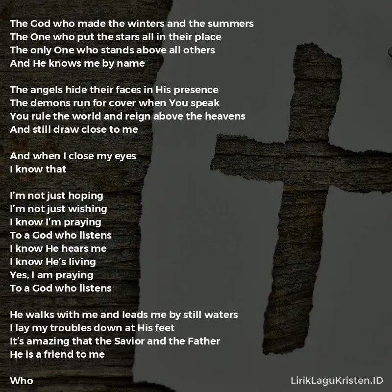 God Who Listens