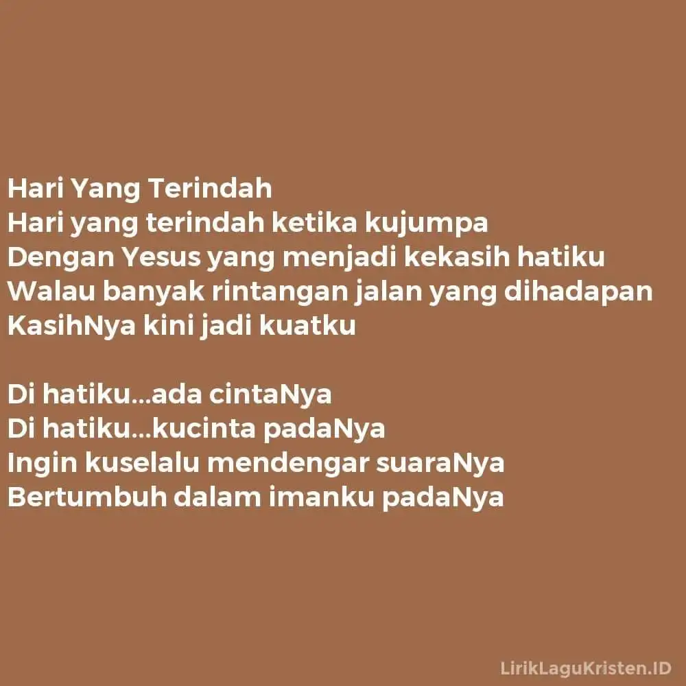 Hari Yang Terindah
