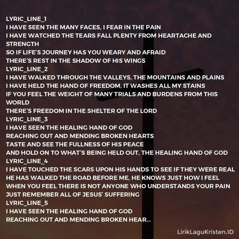 Healing Hand Of God