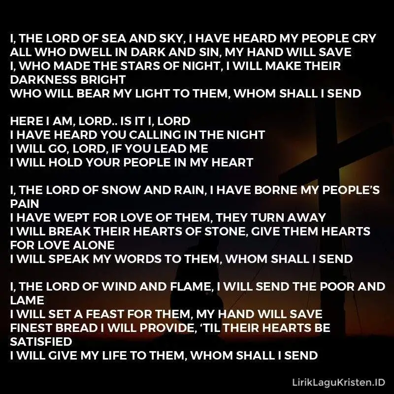 Here I Am Lord