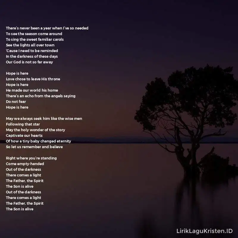 Hope Is Here (Do Not fear)