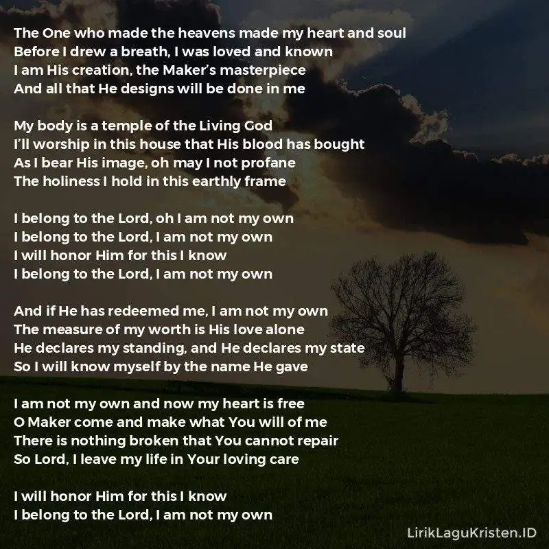 I Am Not My Own