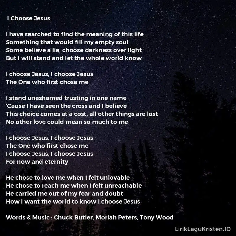 I Choose Jesus