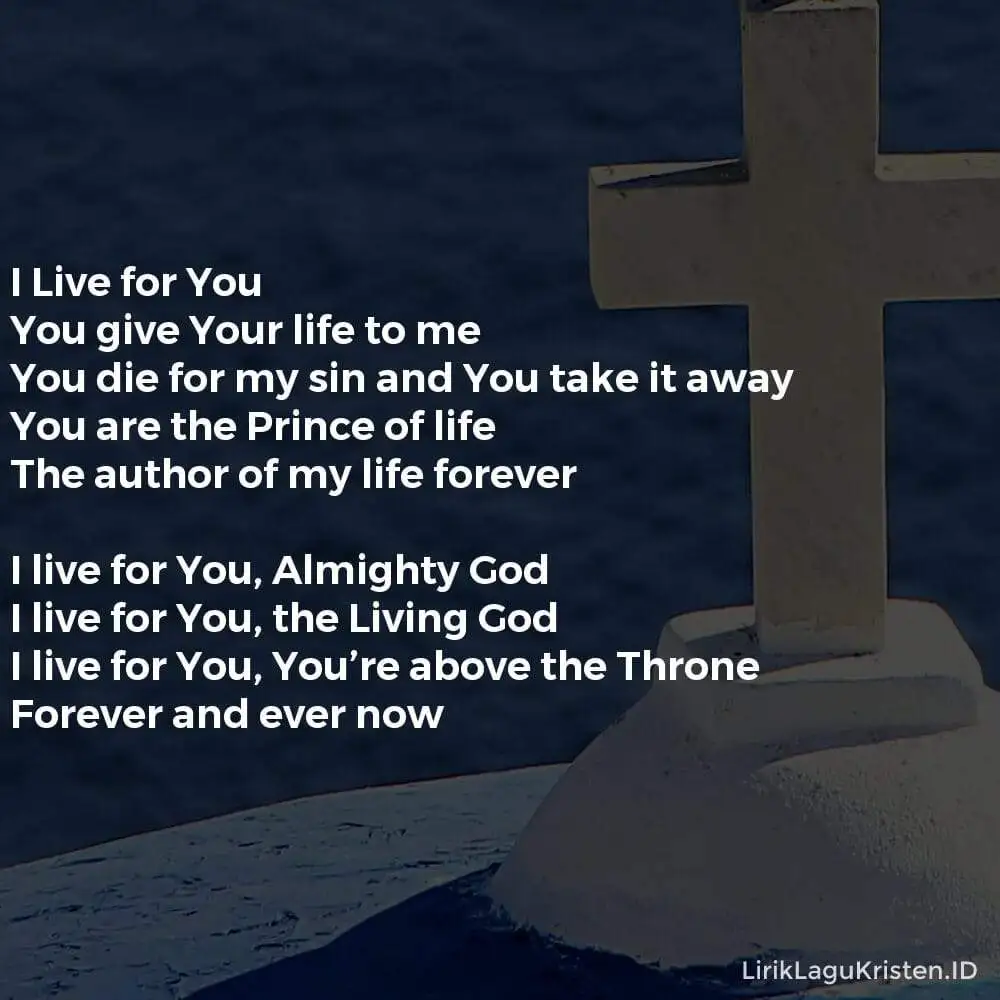 I Live for You