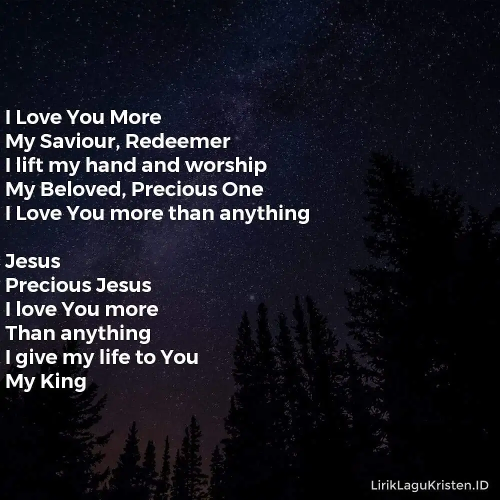 I Love You More