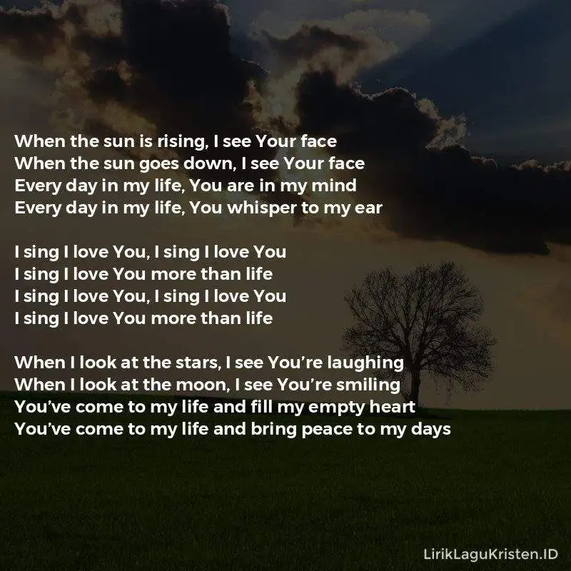 I Sing I Love You