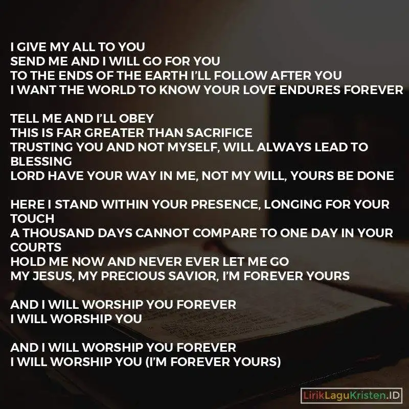 I’m Forever Yours