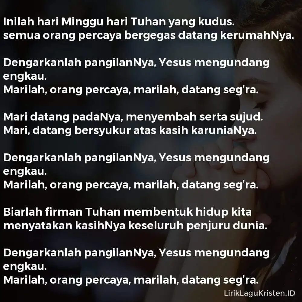 Inilah Hari Minggu