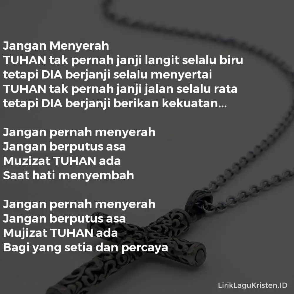 Jangan Menyerah