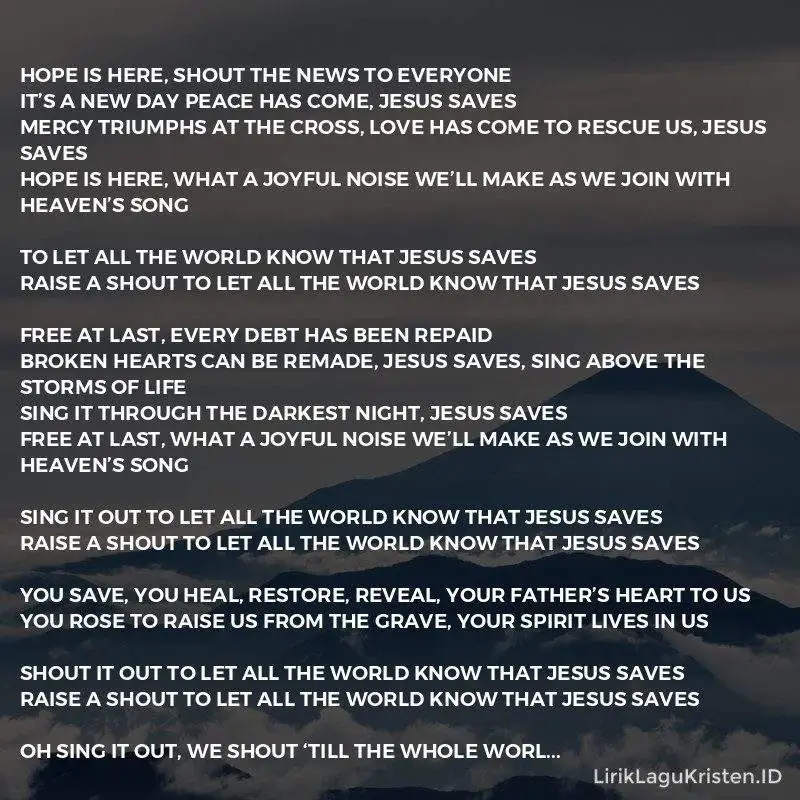 Jesus Saves