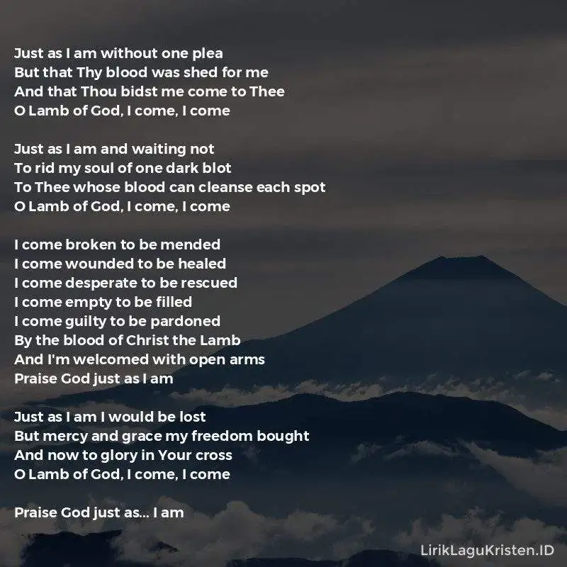 Just As I Am