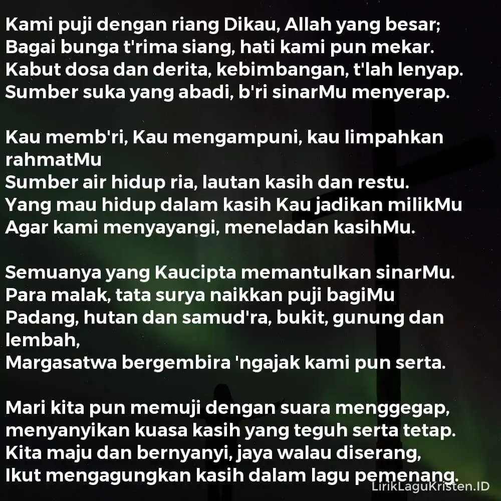 Kami Puji Dengan Riang